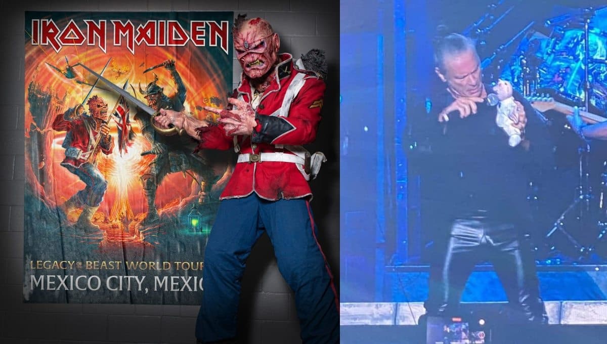 El doctor Simi se roba el show de Iron Maiden en el Foro Sol y canta con ellos