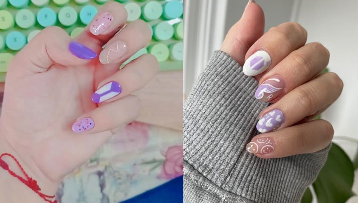 Manicura BTS: 5 diseños de uñas moradas inspiradas en bangtan