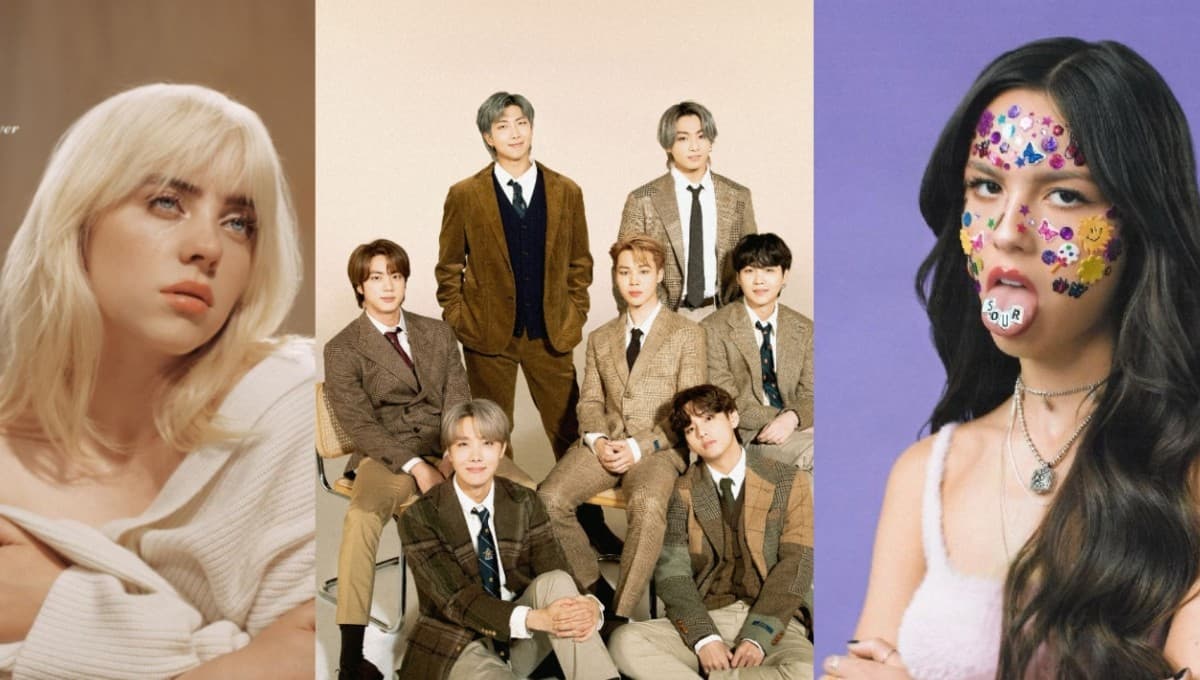 Billboard propone a BTS, Billie Eilish, Olivia Rodrigo y más como posibles nominados a los Grammy 2022