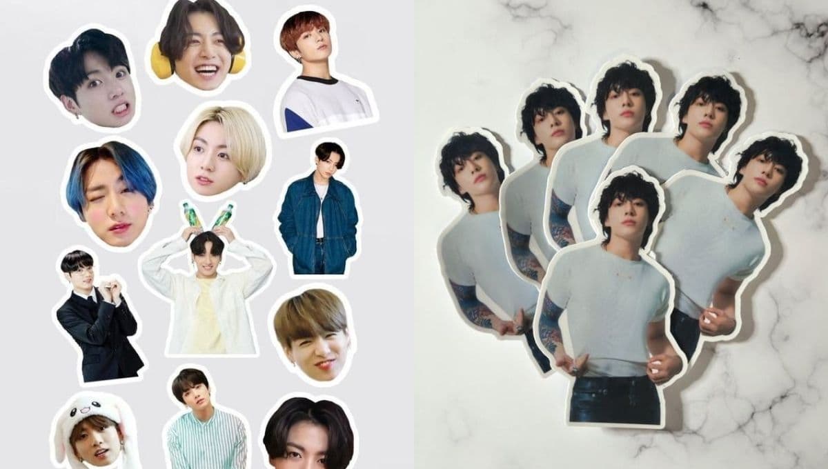 Stickers de Jungkook: 4 plantillas bonitas y divertidas para imprimir del maknae de BTS