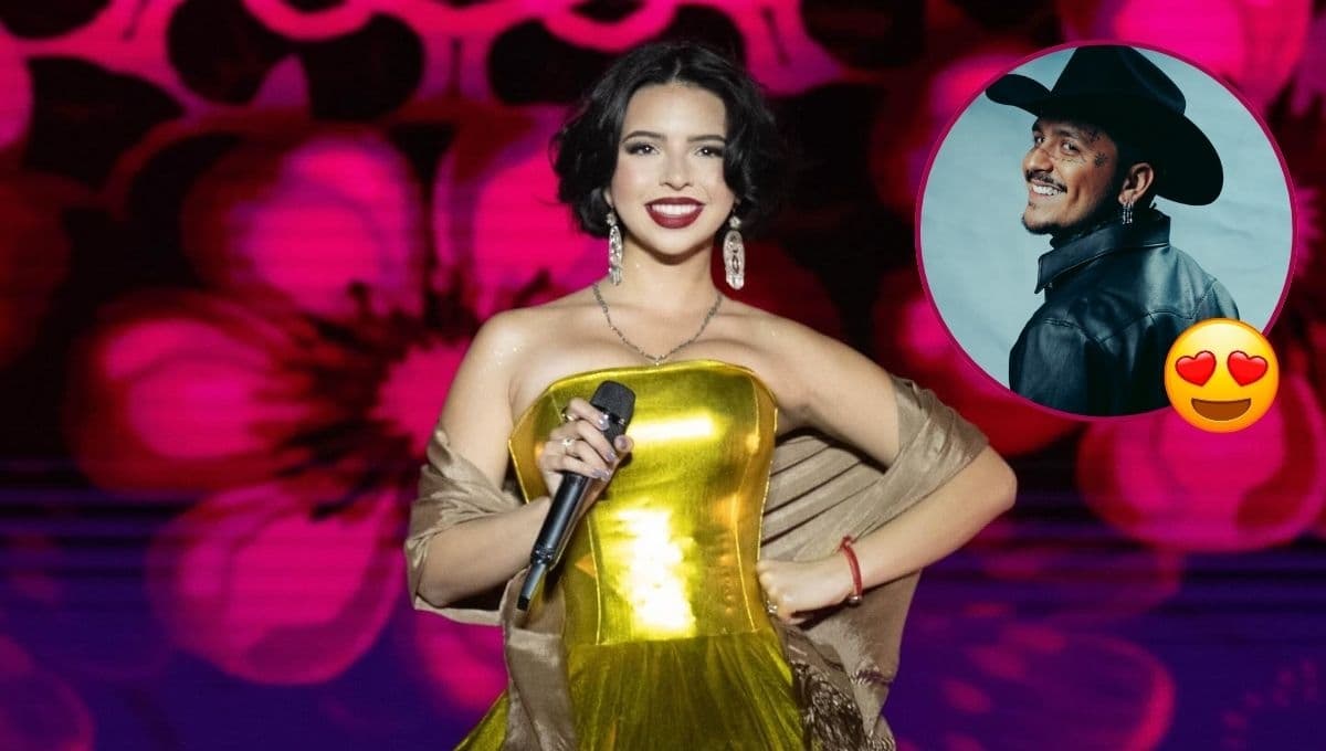 ¡Cómo dos adolescentes! Ángela Aguilar extraña a Nodal y así lo gritó en su concierto