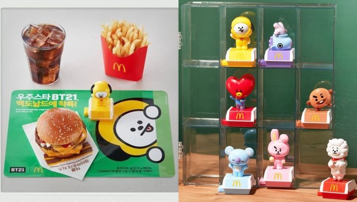 BT21 en McDonald’s: qué incluye la colección completa y cuánto cuesta