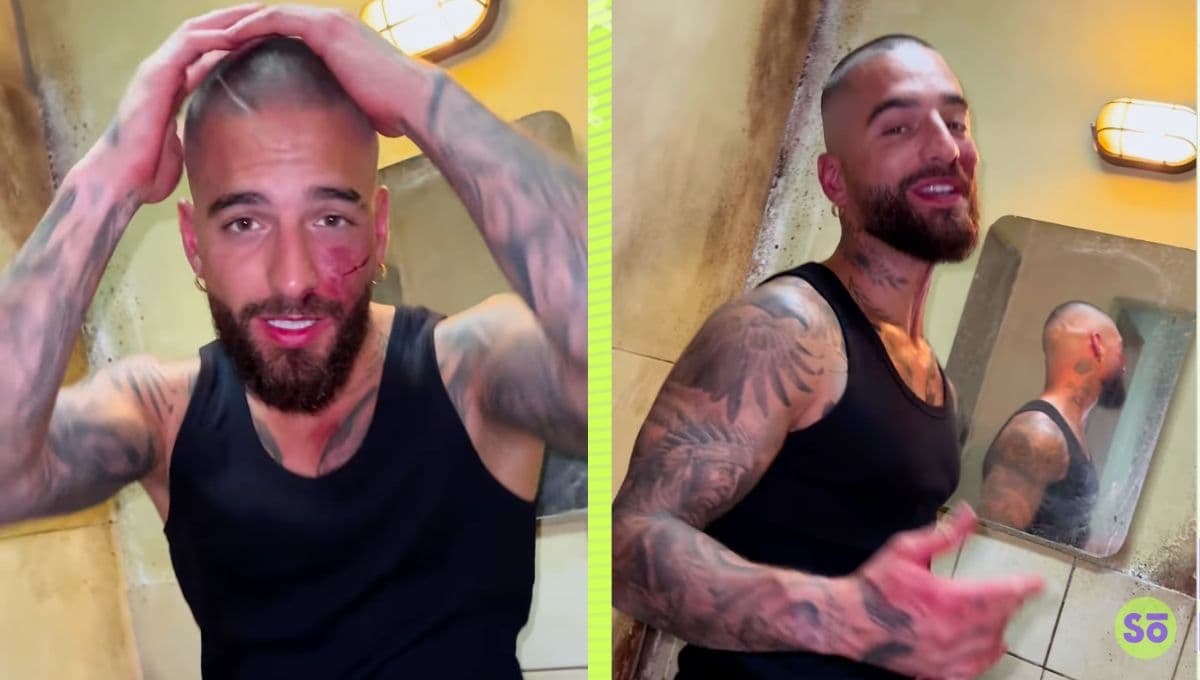 Maluma vuelve a raparse y enloquece a fans en redes sociales | FOTOS